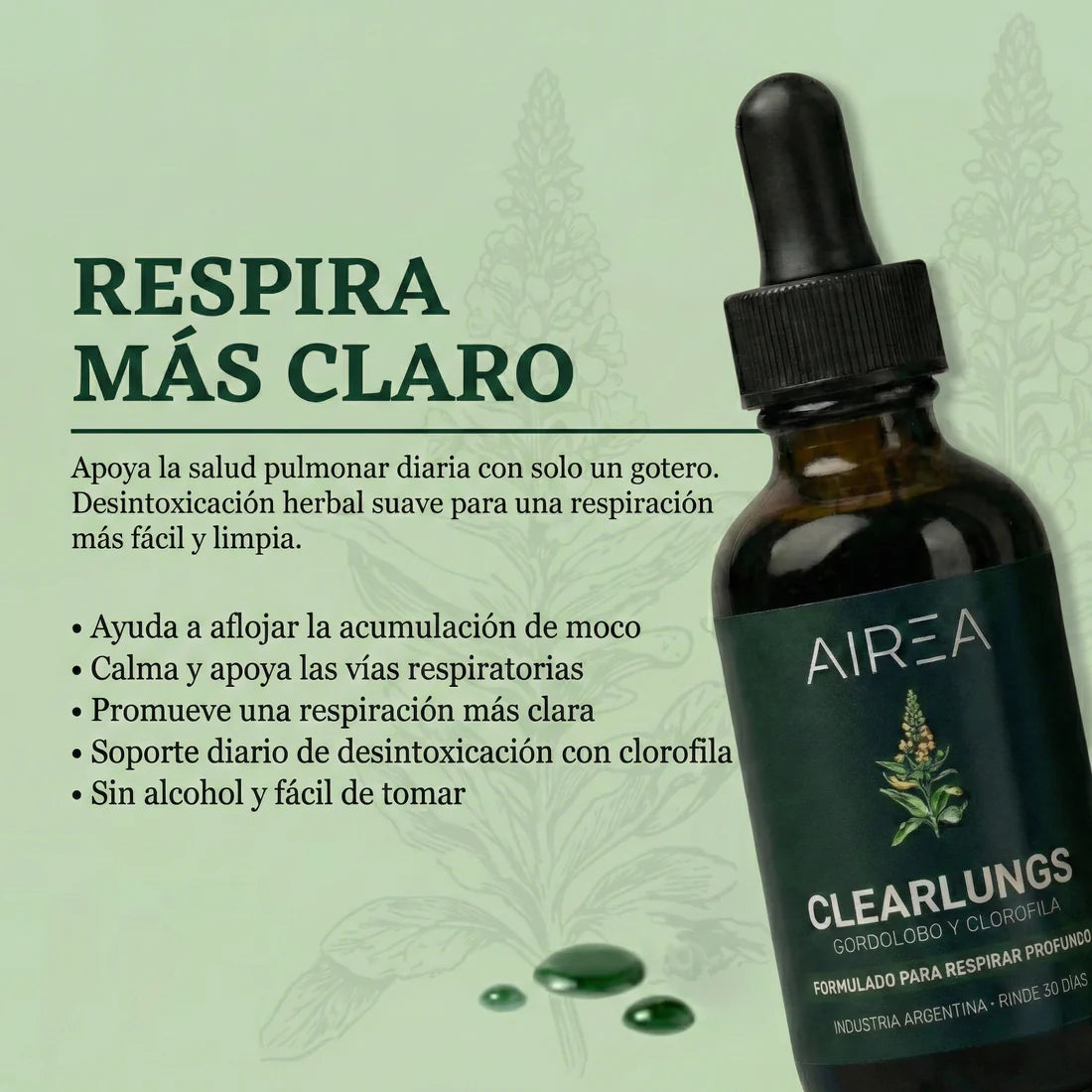 ClearLungs | Detox Pulmonar para Eliminar Toxinas, Flema y Alquitrán