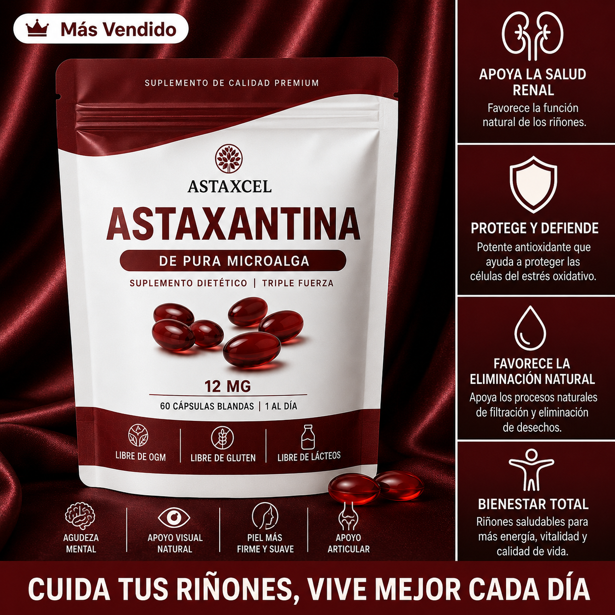 AstaxCel — Apoyo Celular para tus Riñones