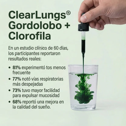 ClearLungs | Detox Pulmonar para Eliminar Toxinas, Flema y Alquitrán