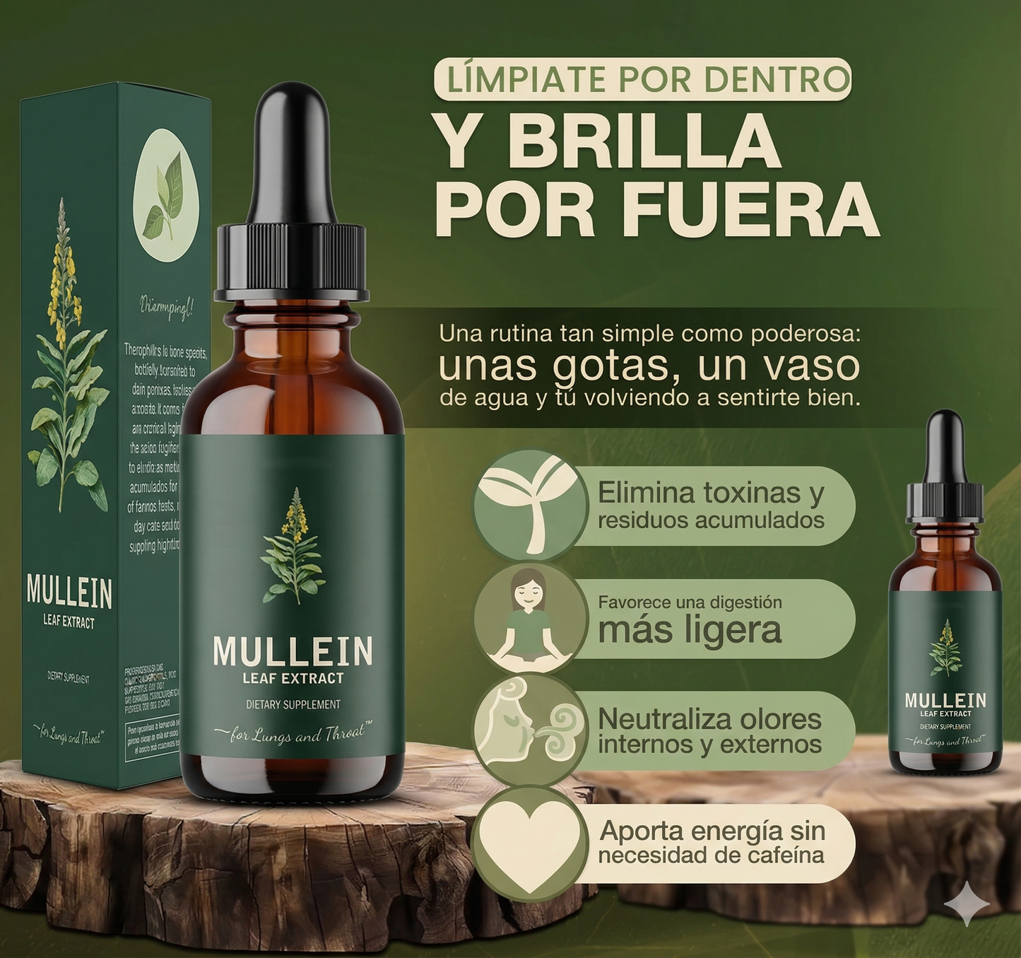 ClearLungs | Detox Pulmonar para Eliminar Toxinas, Flema y Alquitrán