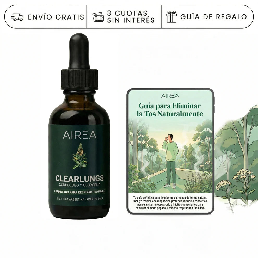 ClearLungs | Detox Pulmonar para Eliminar Toxinas, Flema y Alquitrán